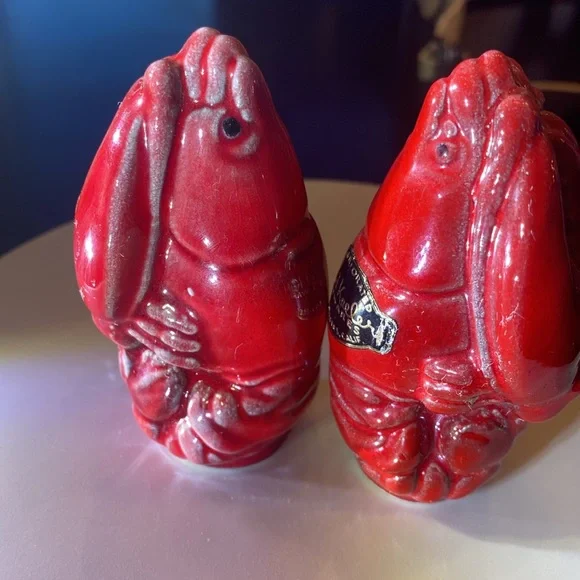 Vintage Brad Keeler of California pottery, Lobsterware Salt and Pepper Shakers - Picture 8 of 14